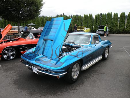 blue corvette